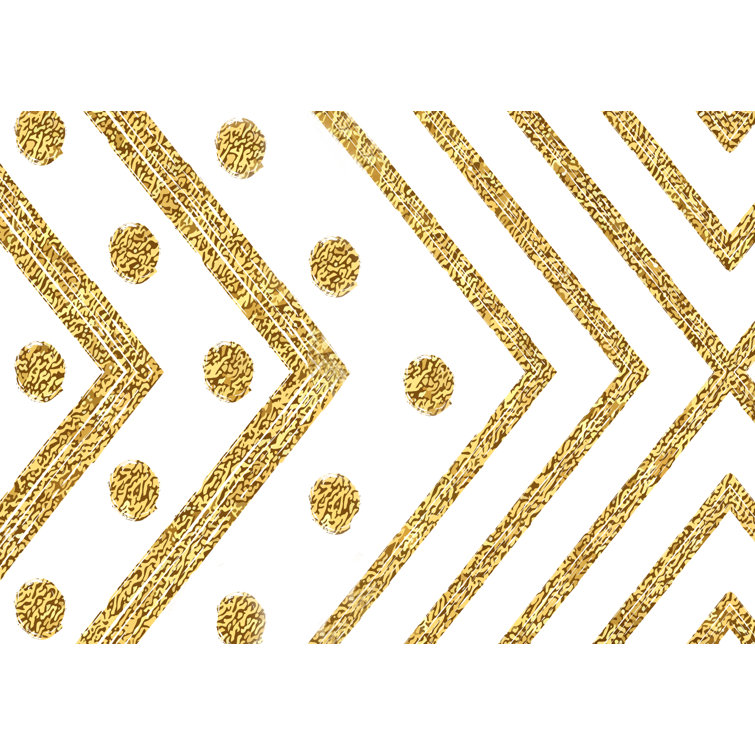 Fairmont Park Abstract Gold Indoor / Outdoor Area Rug Wayfair.co.uk